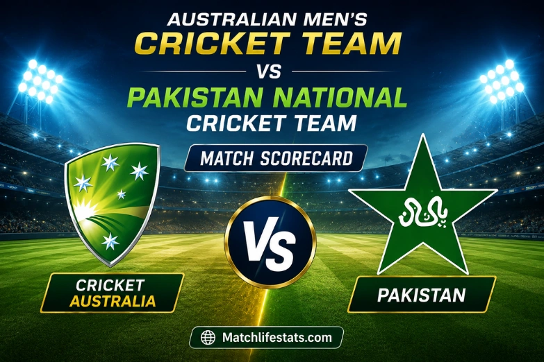 australian men’s cricket team vs pakistan national cricket team match scorecard