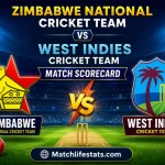 zimbabwe national cricket team vs west indies cricket team match scorecard