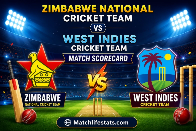 zimbabwe national cricket team vs west indies cricket team match scorecard