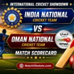 india national cricket team vs oman national cricket team match scorecard