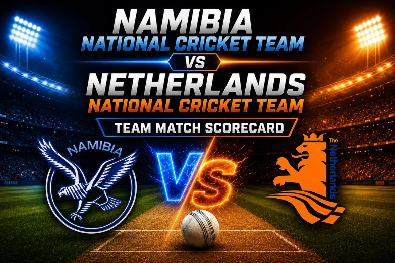 namibia national cricket team vs netherlands national cricket team match scorecard