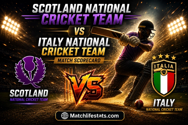 scotland national cricket team vs italy national cricket team match scorecard