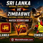 sri lanka national cricket team vs zimbabwe national cricket team match scorecard