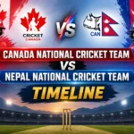 Canada National Cricket Team Vs Nepal National Cricket Team Timeline