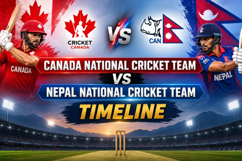 Canada National Cricket Team Vs Nepal National Cricket Team Timeline