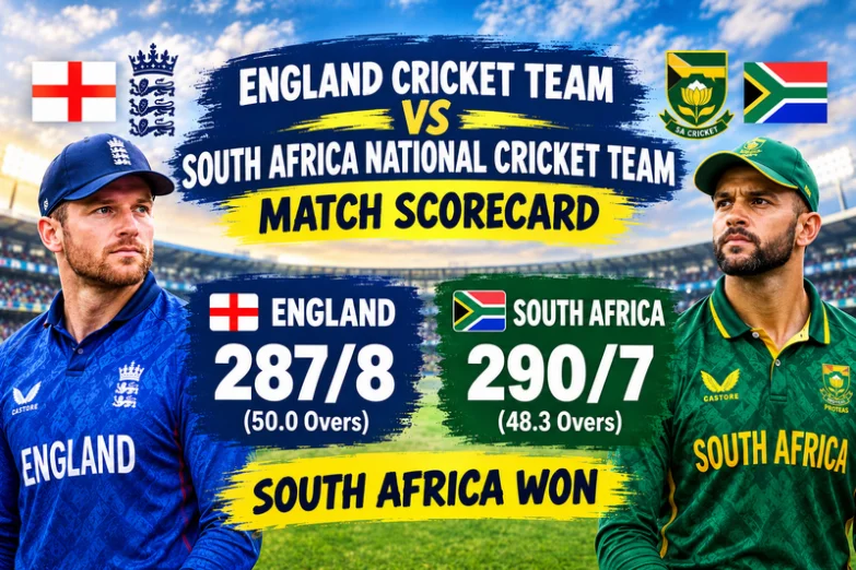 England Cricket Team Vs South Africa National Cricket Team Match Scorecard