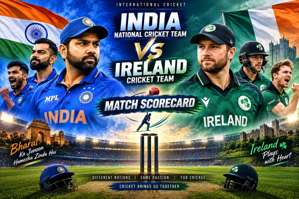 India National Cricket Team Vs Ireland Cricket Team Match Scorecard