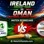 Ireland Cricket Team Vs Oman National Cricket Team Match Scorecard