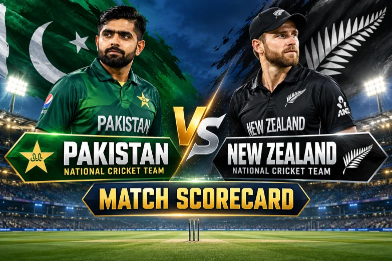 Pakistan National Cricket Team Vs New Zealand National Cricket Team Match Scorecard