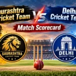 Saurashtra Cricket Team vs Delhi Cricket Team Match Scorecard