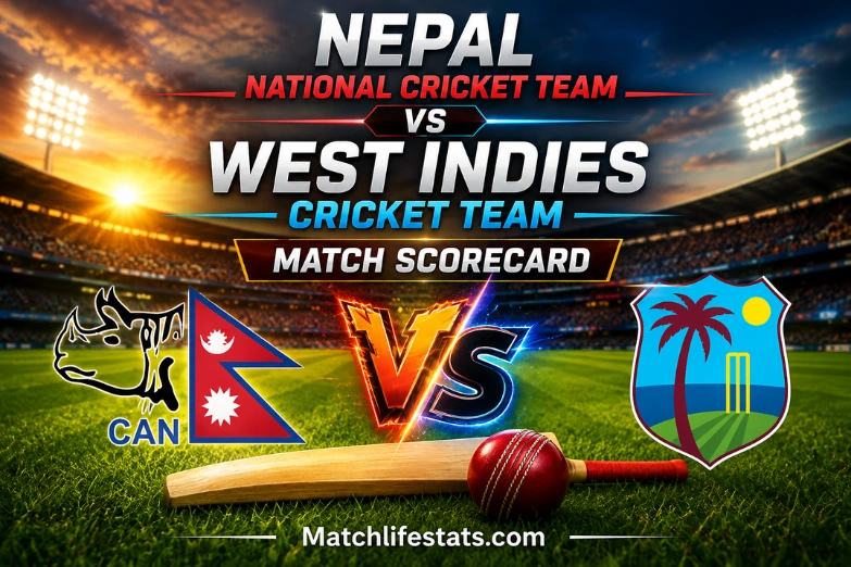 nepal national cricket team vs west indies cricket team match scorecard