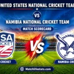 united states national cricket team vs namibia national cricket team match scorecard