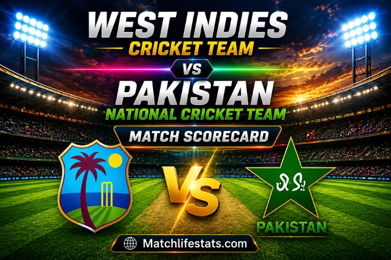 west indies cricket team vs pakistan national cricket team match scorecard